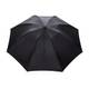 Swis Peak 23 "skladací automatický reverzný dáždnik, čierna